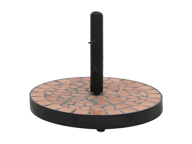 Parasolvoet rond 12 kg terracottakleurig NL169972