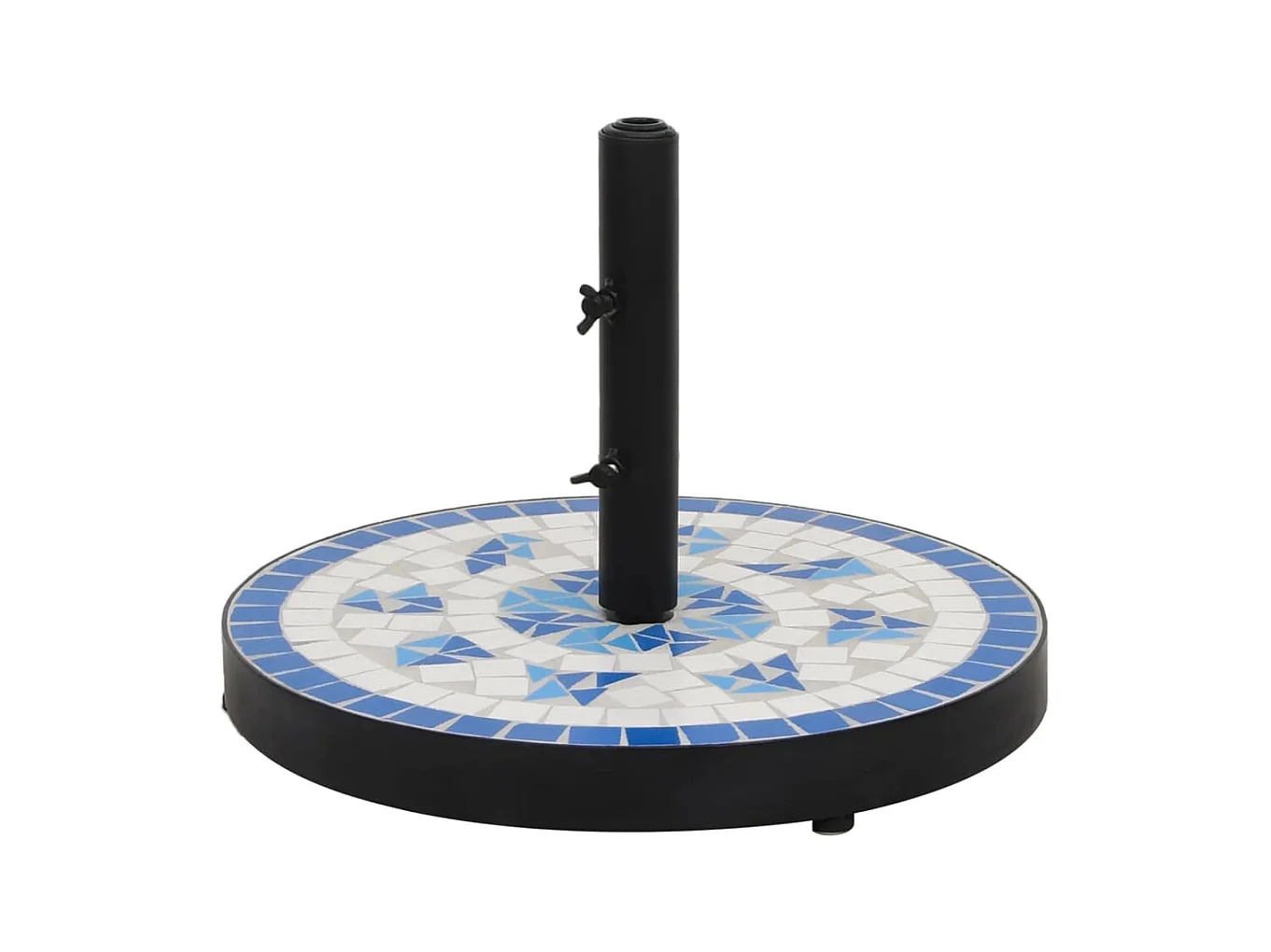 Parasolvoet rond 12 kg blauw en wit NL667256