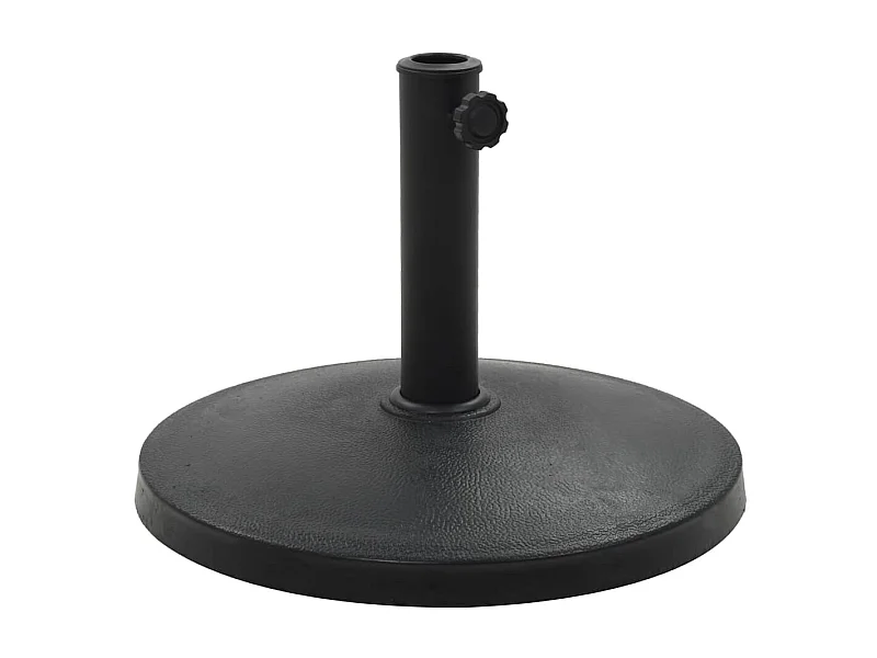 Base de guarda-sol redonda poliresina 10 kg preto PT216775