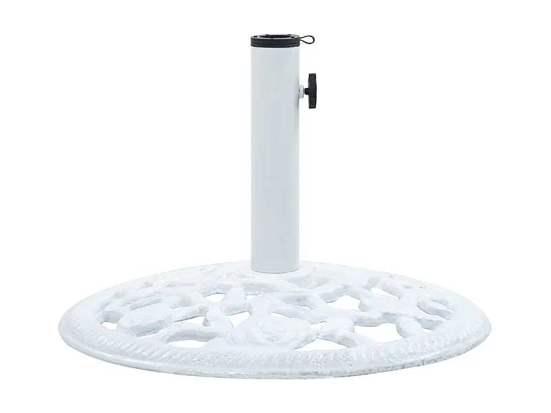 Base para guarda-sol 12 kg 48 cm ferro fundido branco PT447400