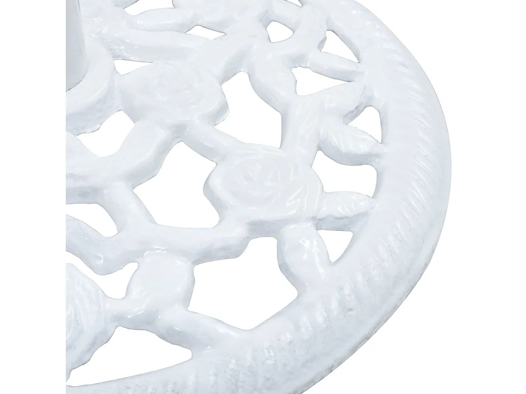Base para guarda-sol 12 kg 48 cm ferro fundido branco PT447400
