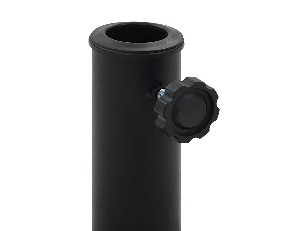 Base de guarda-sol semicircular poliresina 9 kg preto PT501162