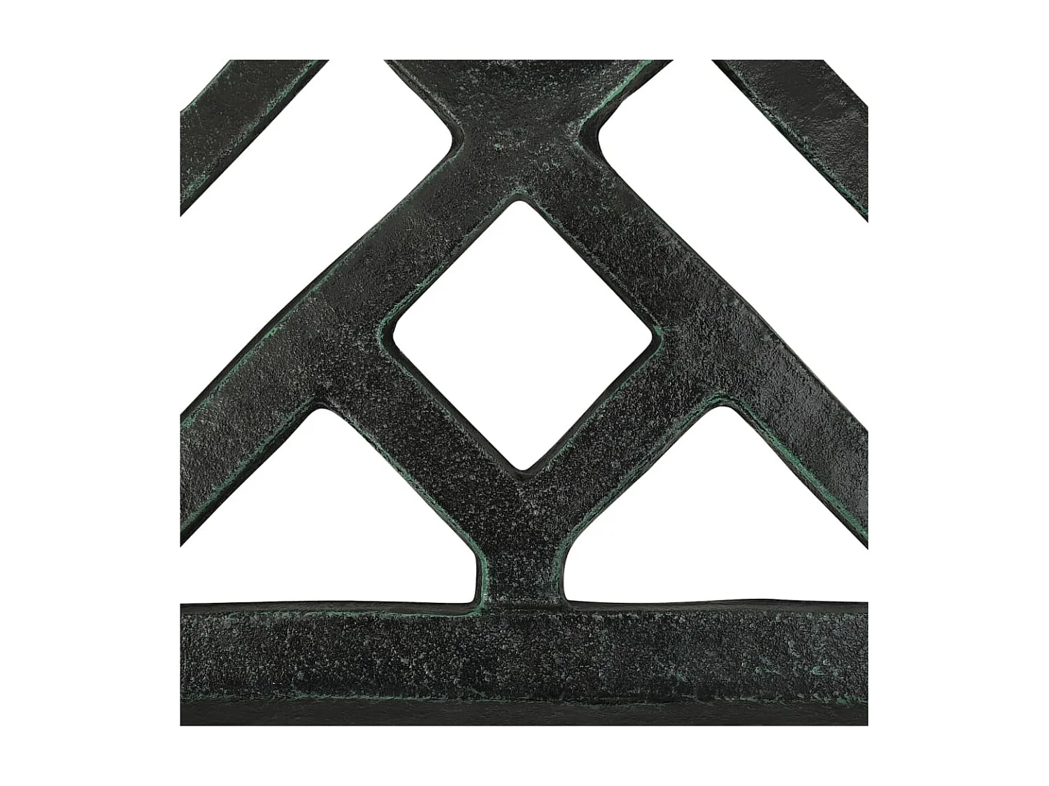 Socle de parasol Vert 44x44x31 cm Fonte WVGQ1041