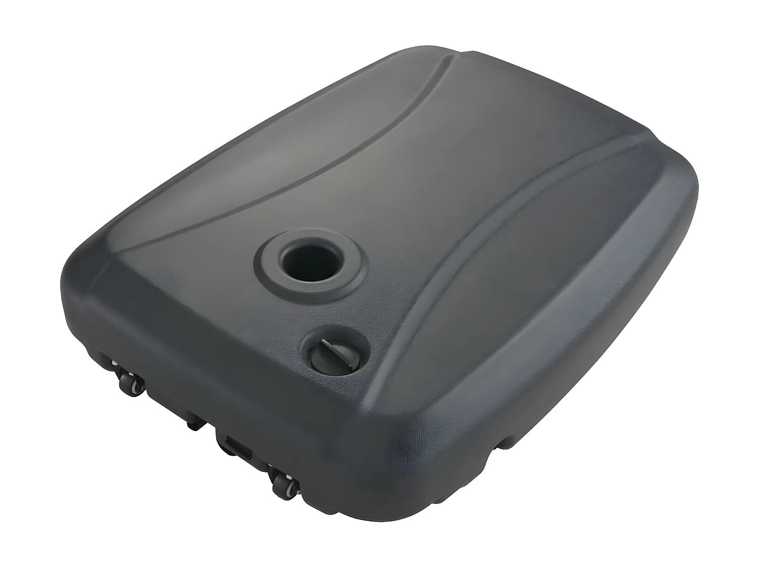 Base de sombrilla de exterior negra ES768750