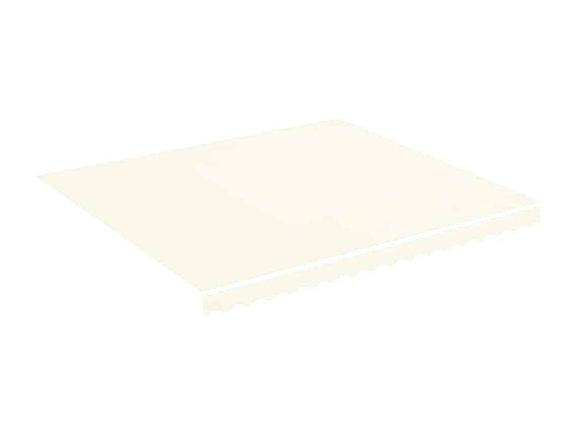 Tissu de remplacement pour auvent Crème 4x3,5 m WVGQ7251