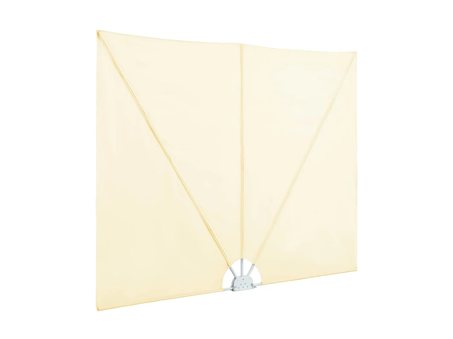 Auvent latéral pliable de terrasse Crème 400 x 200 cm WVGQ2532