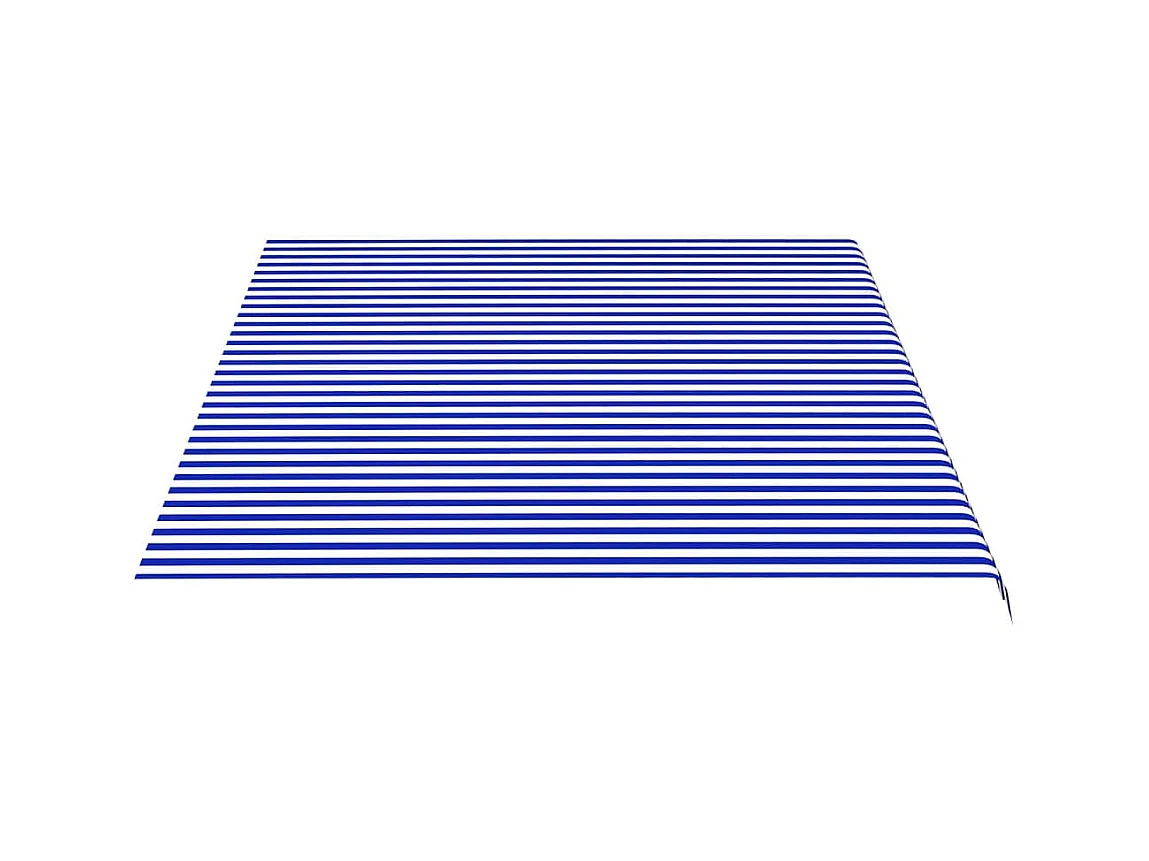Tela de repuesto para toldo azul y blanco 5x3,5 m ES22522