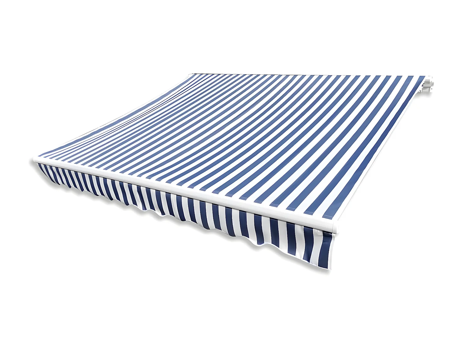 Toile d'auvent Bleu et blanc 450x300 cm WVGQ1051