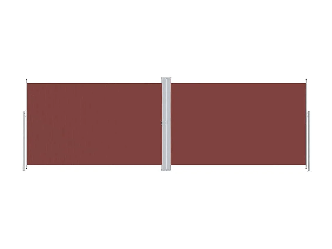 Auvent latéral rétractable Marron 220x600 cm WVGQ4868