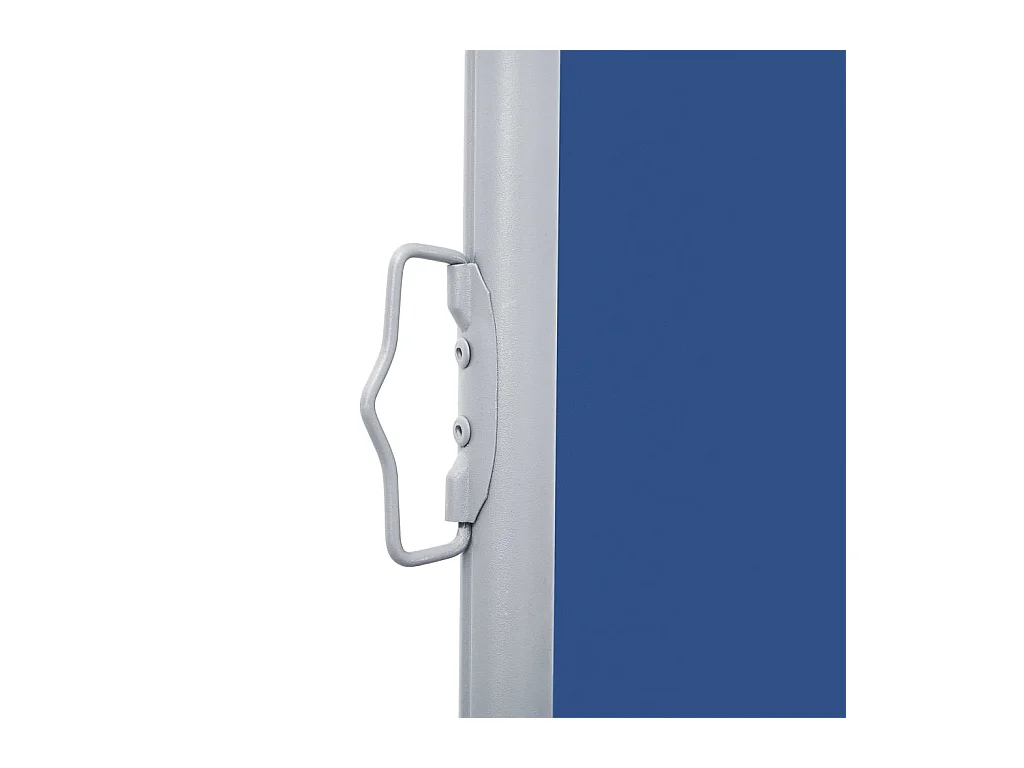 Auvent latéral rétractable de patio 170x1200 cm Bleu WVGQ5463