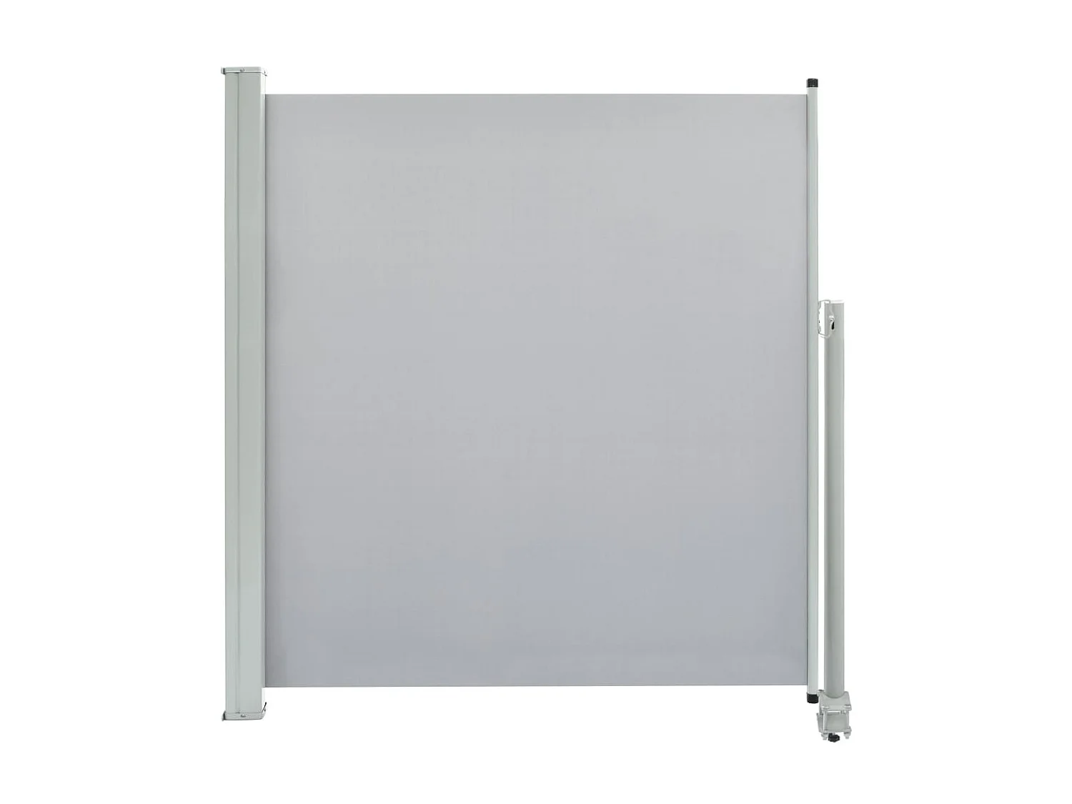 Tuinscherm uittrekbaar 140x300 cm grijs NL966874