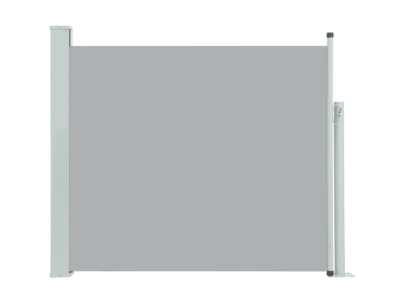 Auvent latéral rétractable de patio 100x300 cm Gris WVGQ4971
