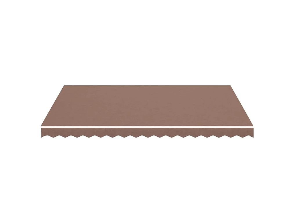 Tissu de remplacement pour auvent Marron 4x3 m WVGQ8011