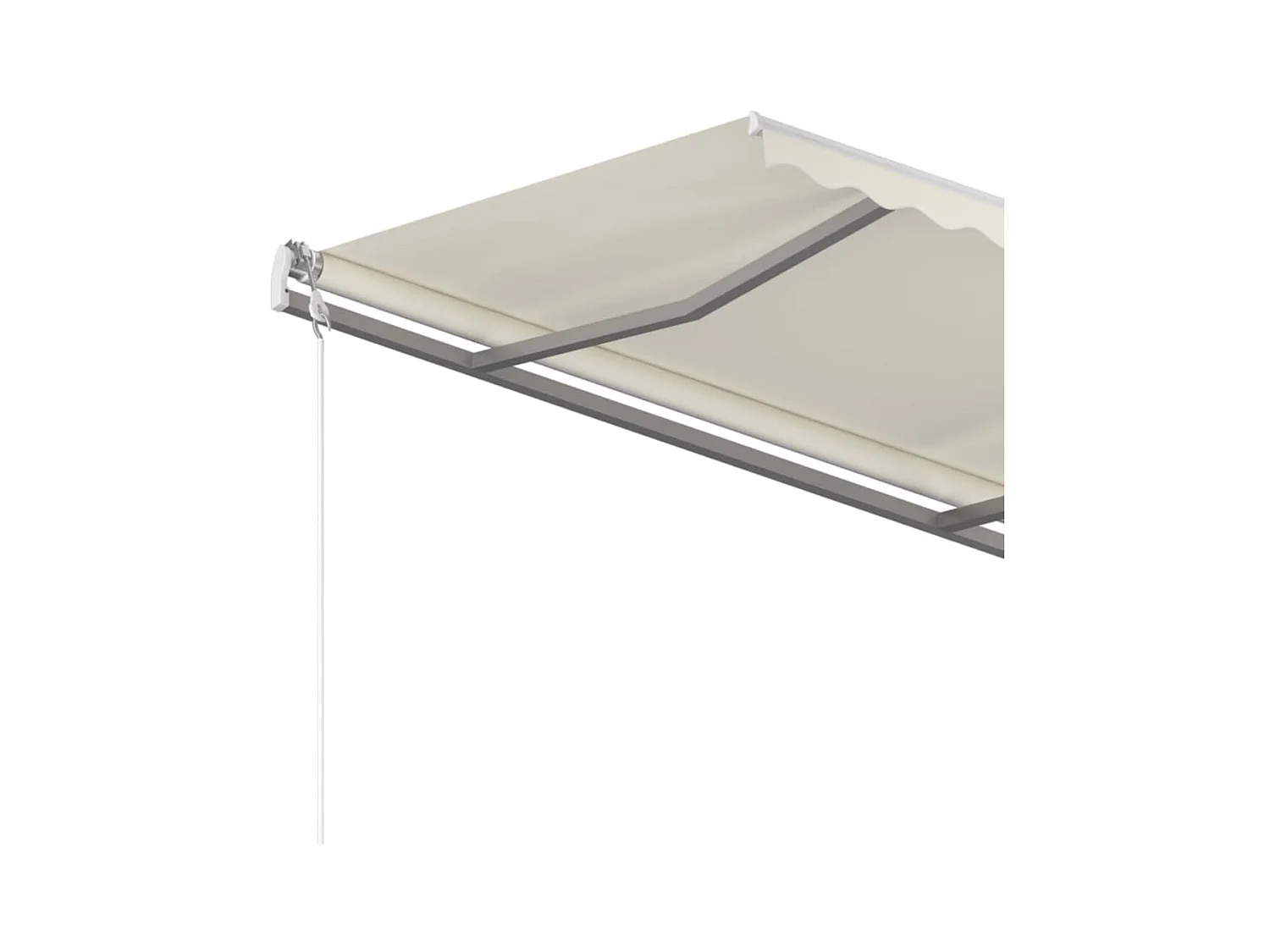Auvent rétractable automatique 350x250 cm Crème WVGQ6899