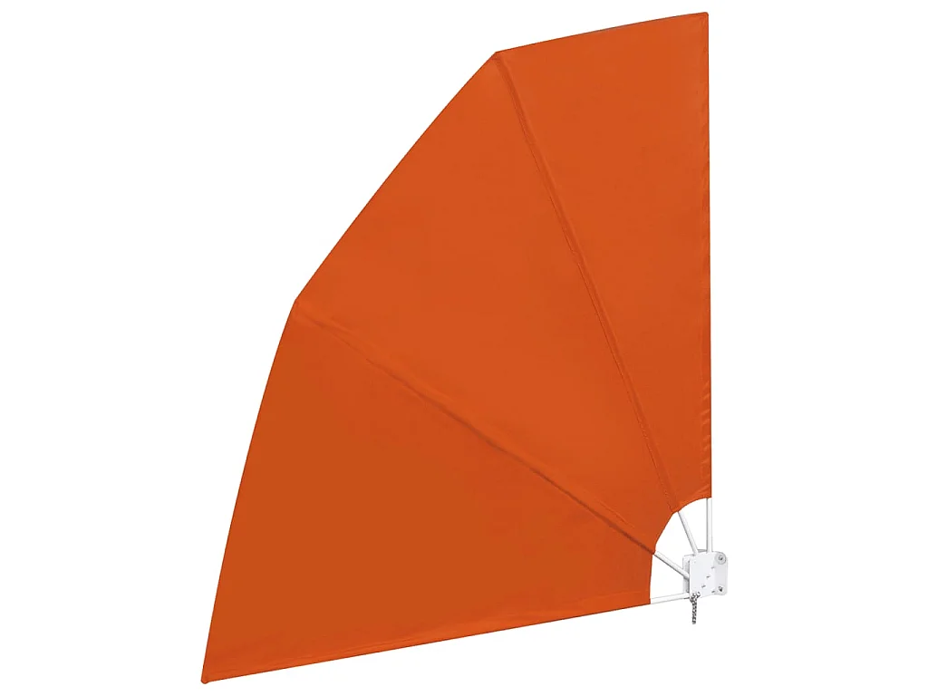 Toldo lateral plegable de balcón color terracota 210x210 cm ES98686