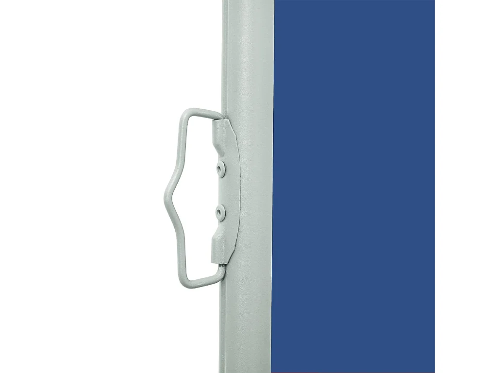 Auvent latéral rétractable de patio 600x160 cm Bleu WVGQ2035