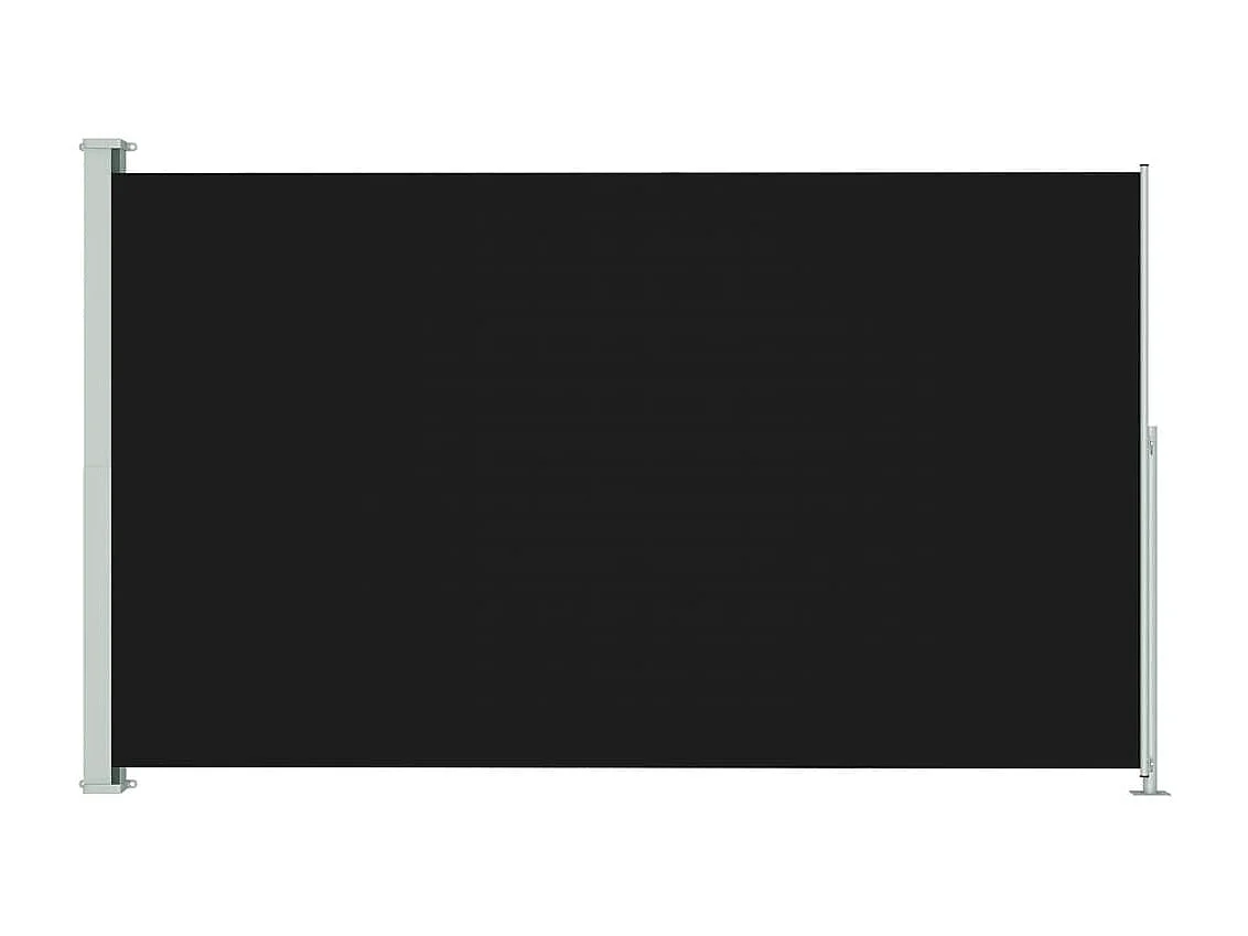 Tuinscherm uittrekbaar 220x300 cm zwart NL479138
