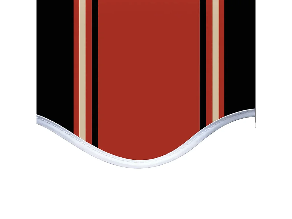 Tecido de substituição para toldo 6x3,5 m laranja e castanho PT638144