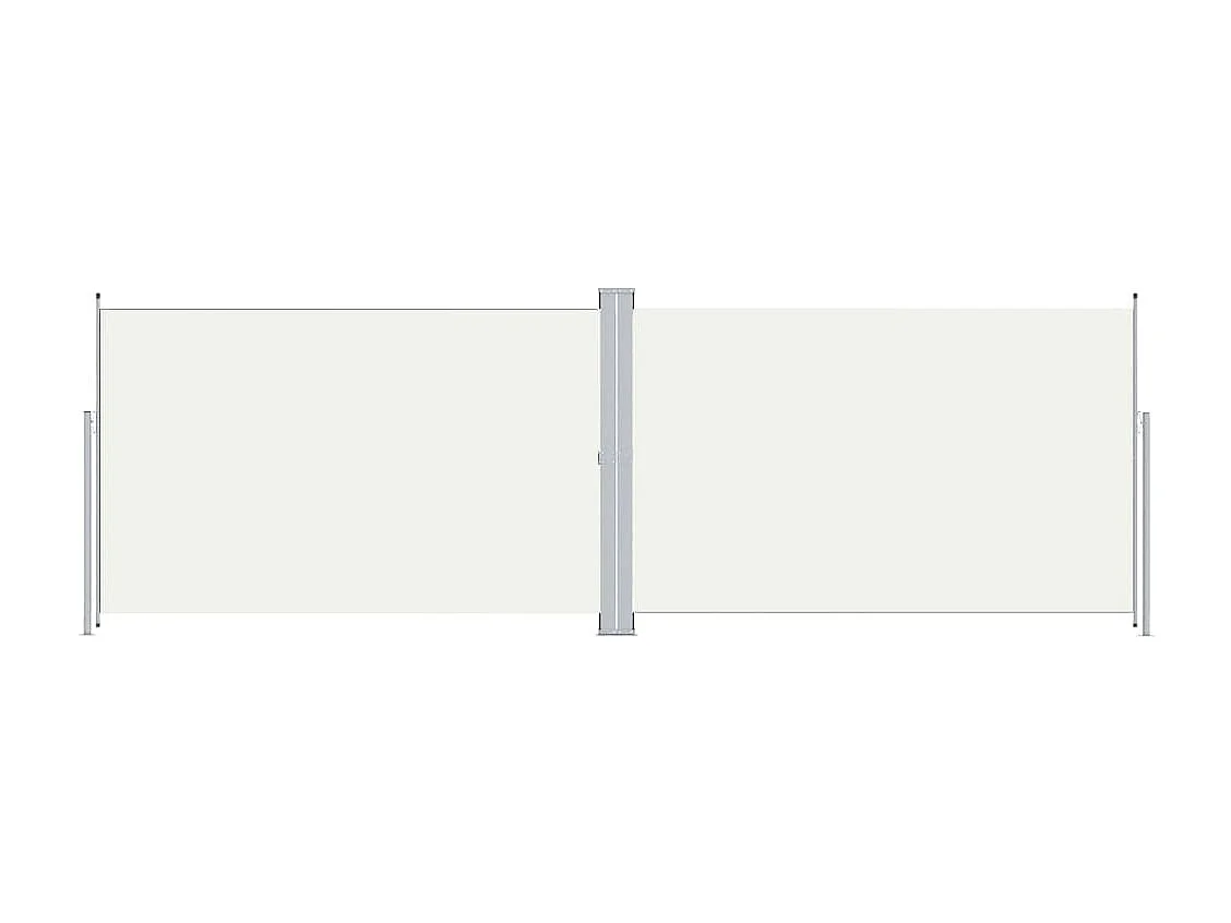 Toldo lateral retráctil crema 200x600 cm ES97835