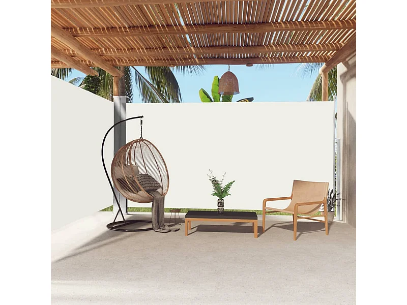 Auvent latéral rétractable Crème 200x600 cm WVGQ2264