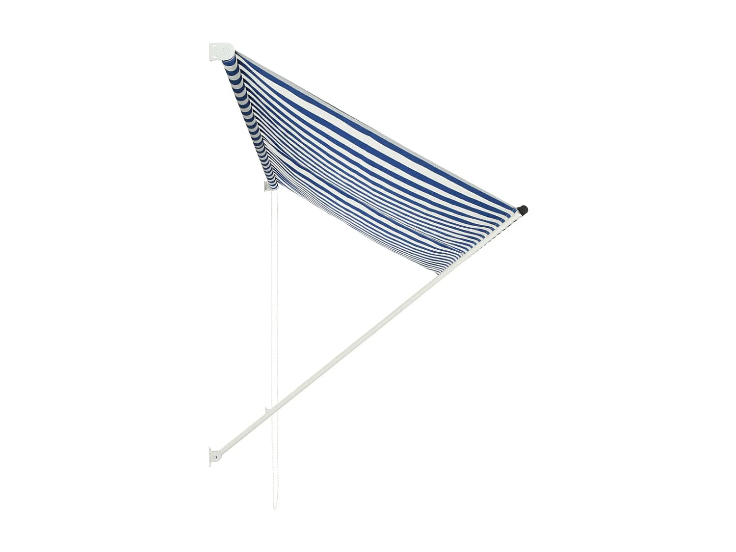 Auvent rétractable 250x150 cm Bleu et blanc WVGQ8702