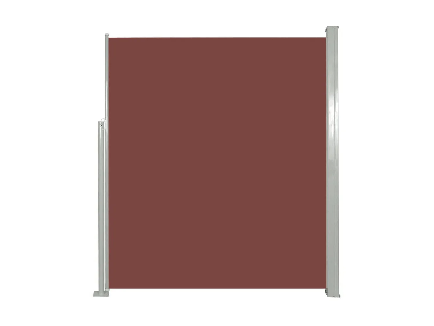 Auvent latéral rétractable de patio 160 x 300 cm Marron  WVGQ5411
