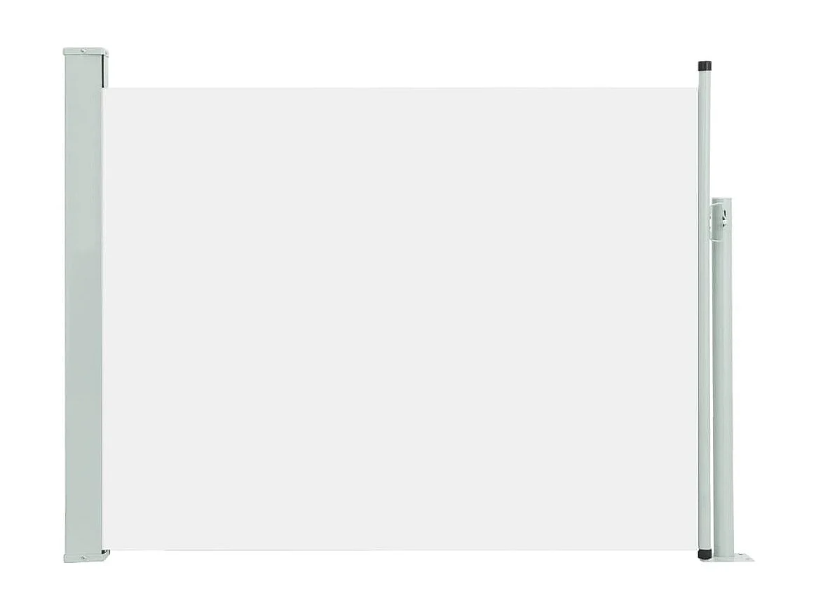 Auvent latéral rétractable de patio 140x500 cm Crème WVGQ7900