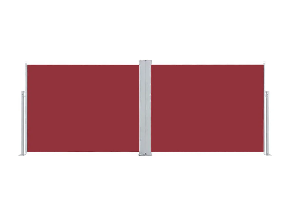 Auvent latéral rétractable Rouge 140 x 1000 cm WVGQ8849