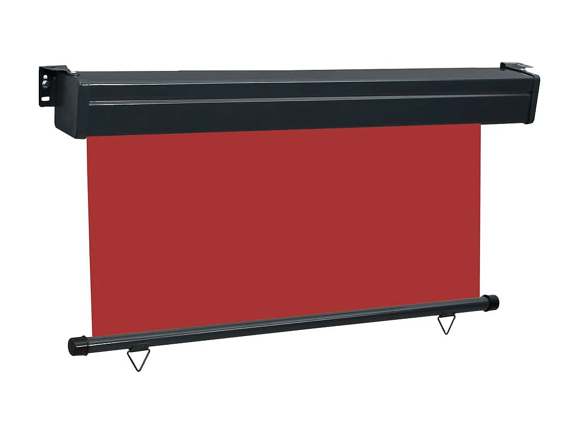 Auvent latéral de balcon 140x250 cm Rouge WVGQ3997