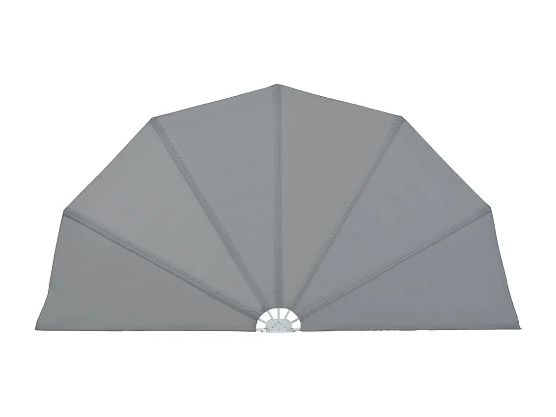 Auvent latéral pliable de terrasse Gris 200 cm  WVGQ6341