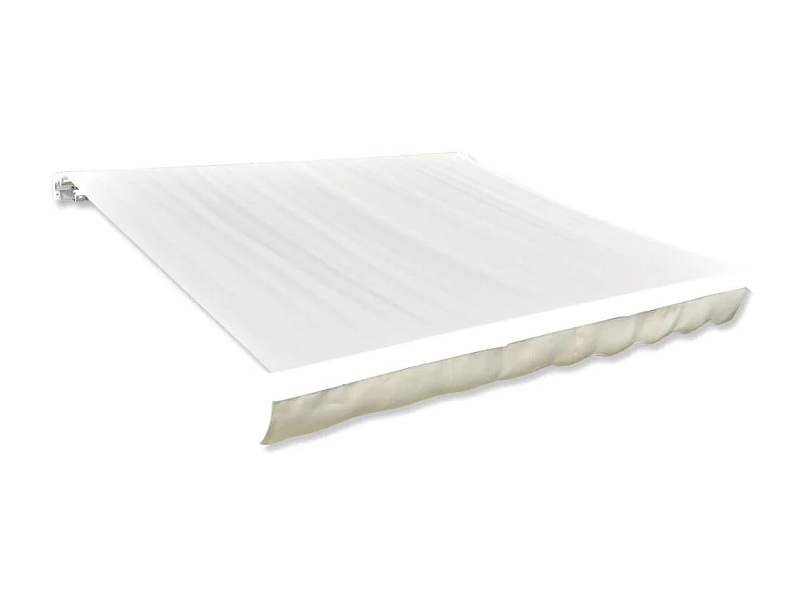 Toit d'auvent Toile Crème 4x3 m (Cadre non inclus) WVGQ3261