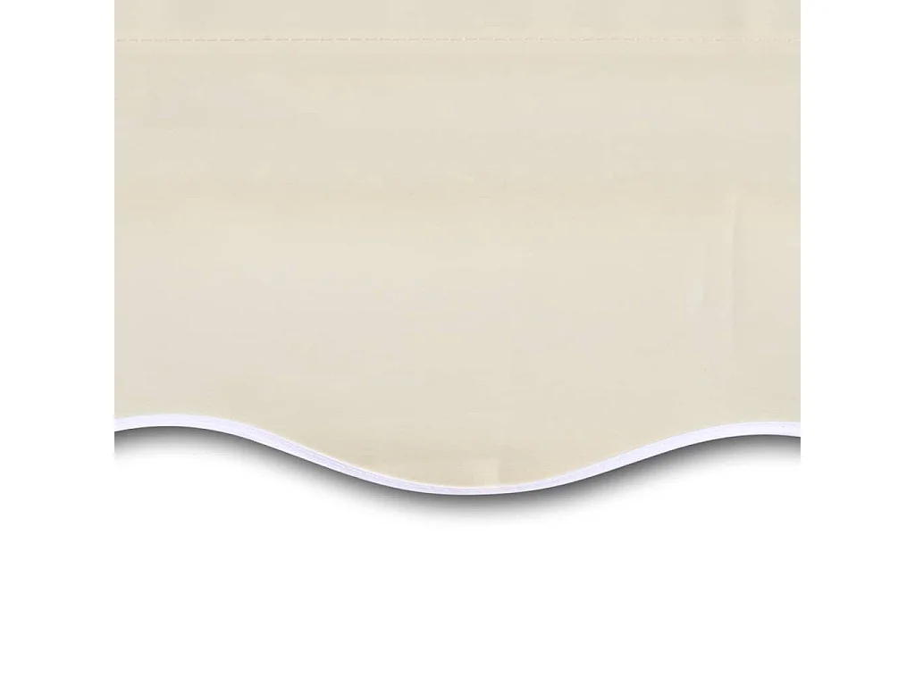 Toit d'auvent Toile Crème 4x3 m (Cadre non inclus) WVGQ3261