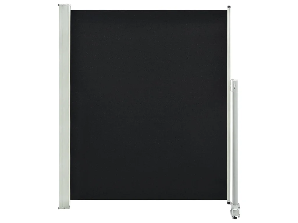 Auvent latéral rétractable de patio 160 x 300 cm Noir WVGQ5461