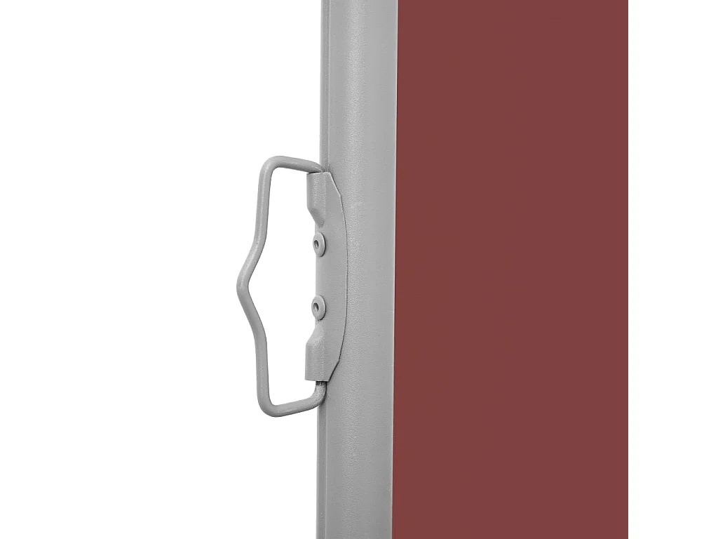 Auvent latéral rétractable Marron 100 x 600 cm WVGQ7971