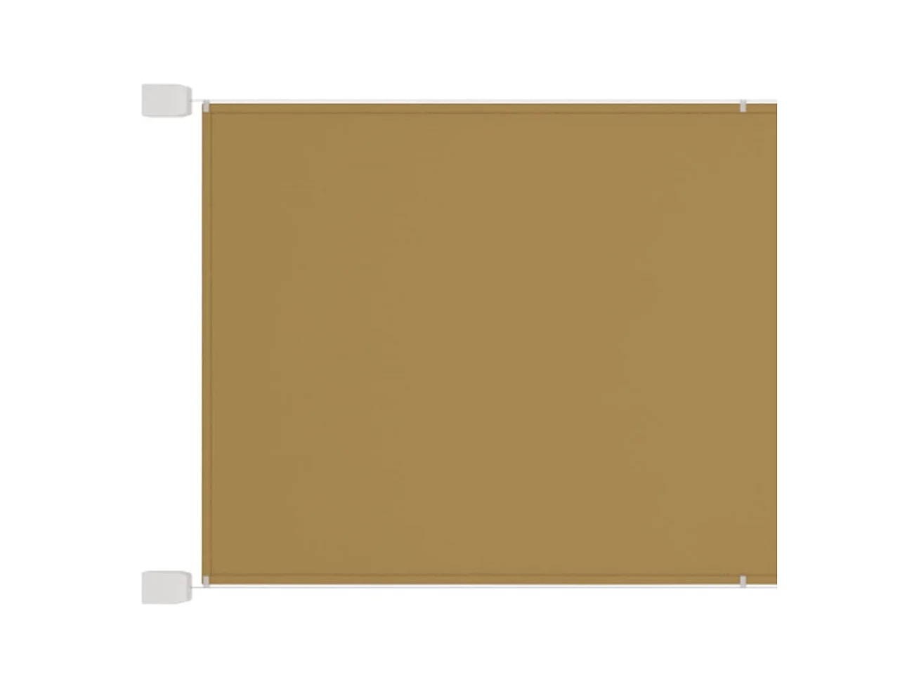 Auvent vertical Beige 60x800 cm Tissu oxford WVGQ4293