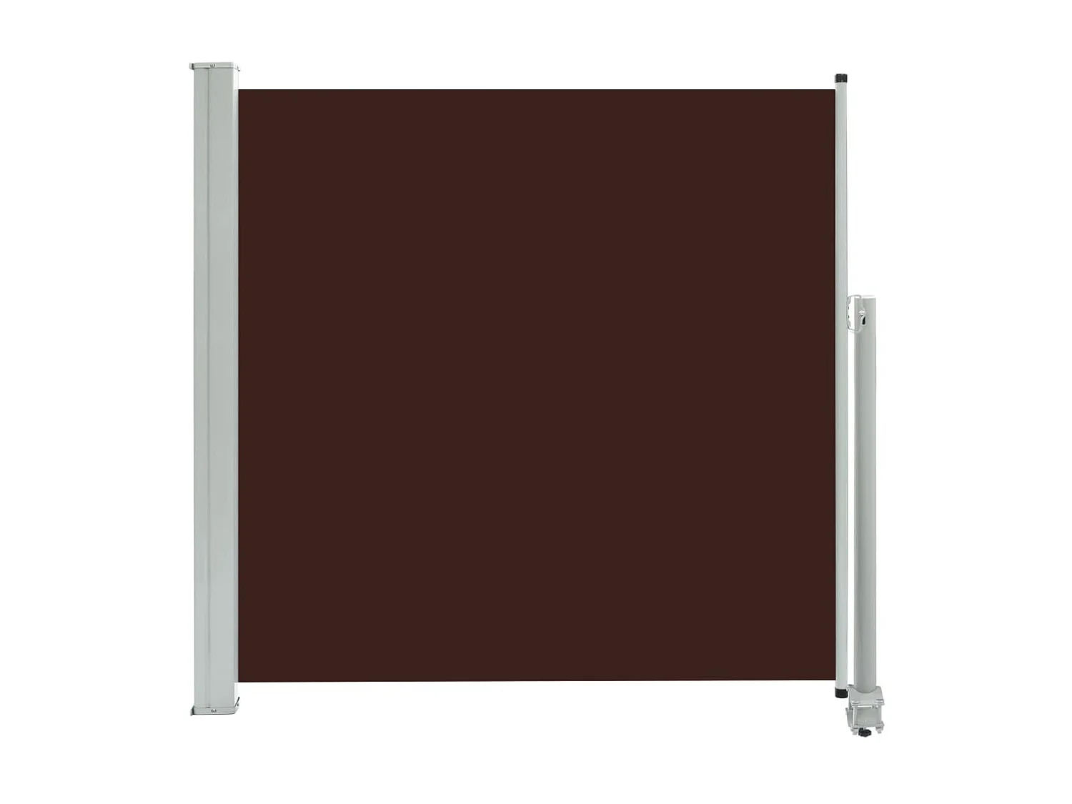 Auvent latéral rétractable de patio 160x300 cm Marron WVGQ2163