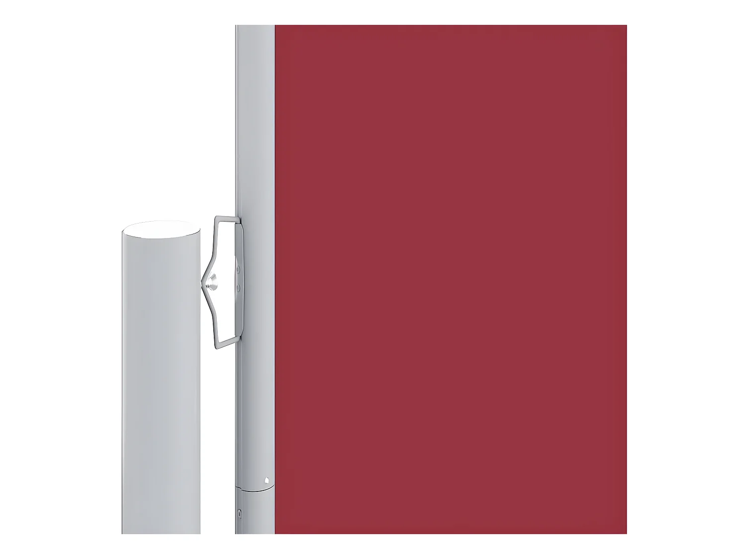 Auvent latéral rétractable Rouge 220x1000 cm WVGQ7954