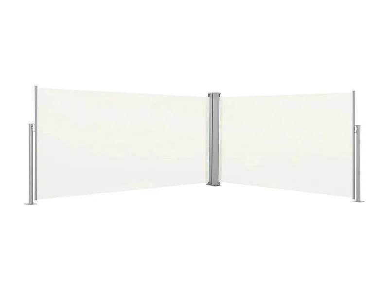 Auvent latéral rétractable 160x600 cm Crème WVGQ9880