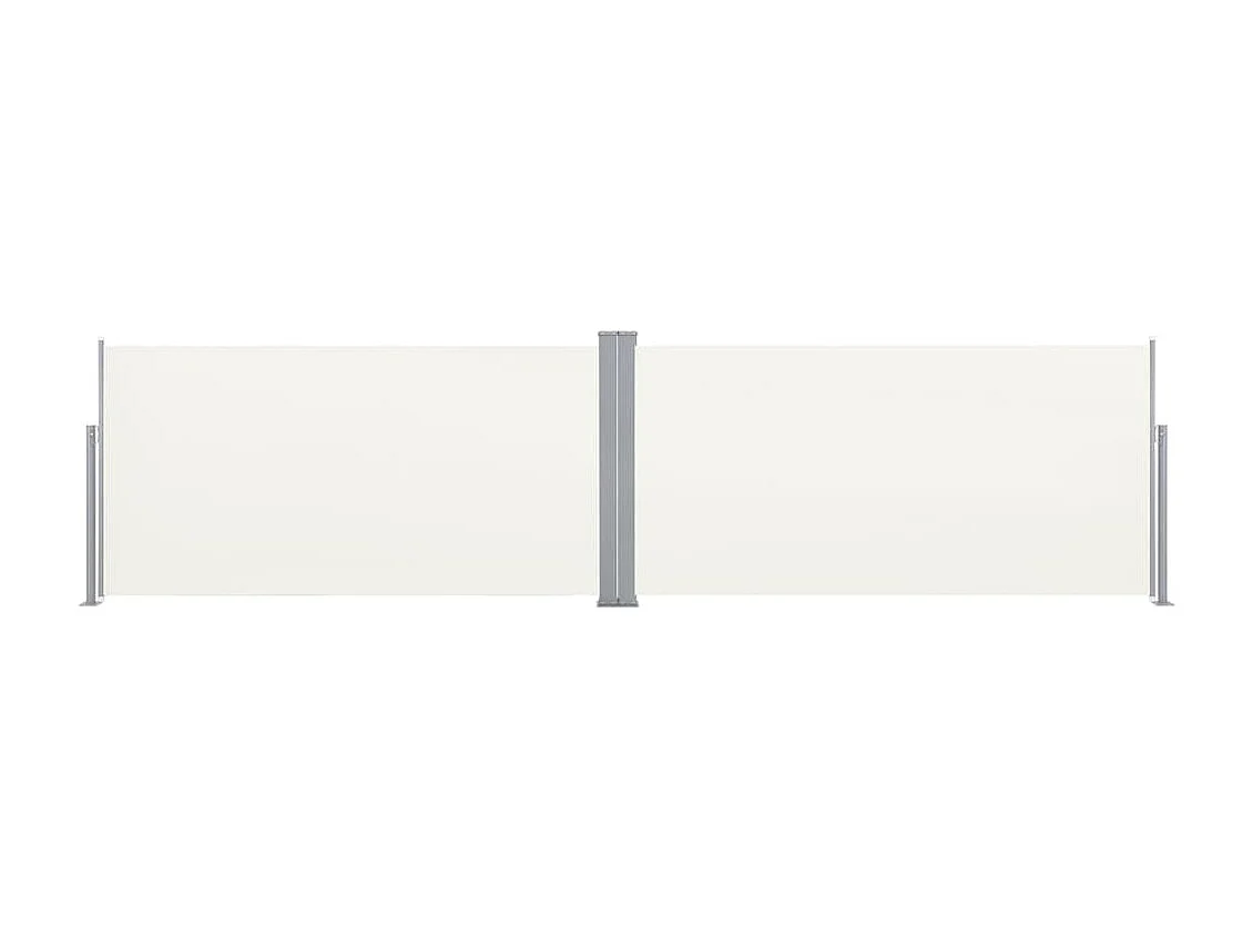 Windscherm uittrekbaar 160x600 cm crème NL198624