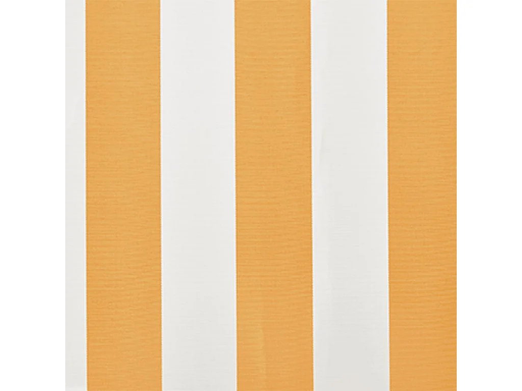 Luifeldoek 6x3 m canvas zonnebloemgeel en wit NL634914