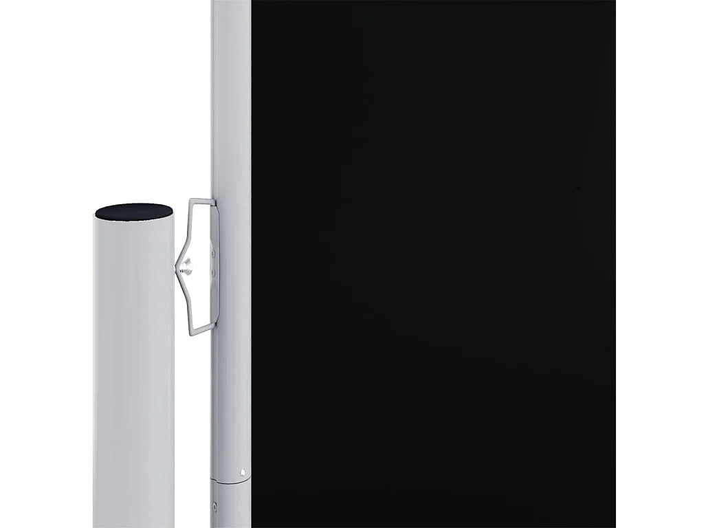 Auvent latéral rétractable Noir 160x1000 cm WVGQ9541