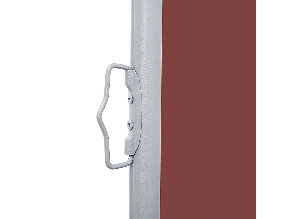 Auvent latéral rétractable de patio 170x1200 cm Marron WVGQ5584