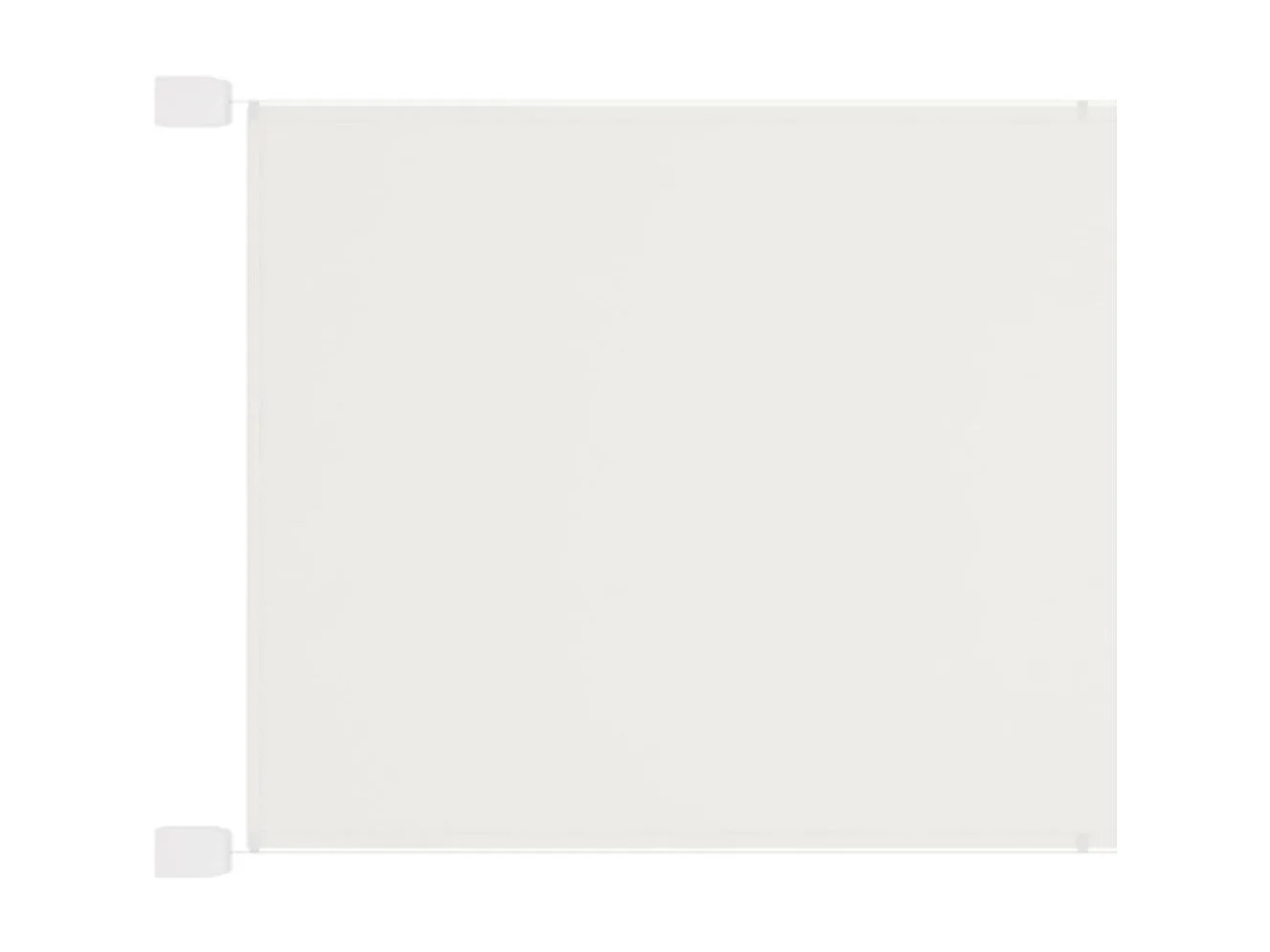 Auvent vertical Blanc 60x1200 cm Tissu oxford WVGQ7265