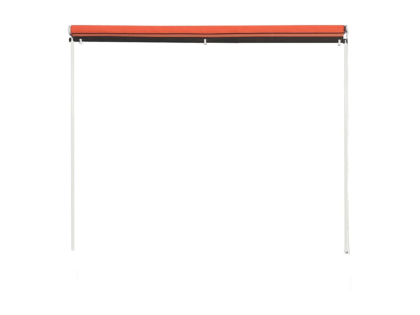 Auvent rétractable 300x150 cm Orange et marron WVGQ2674