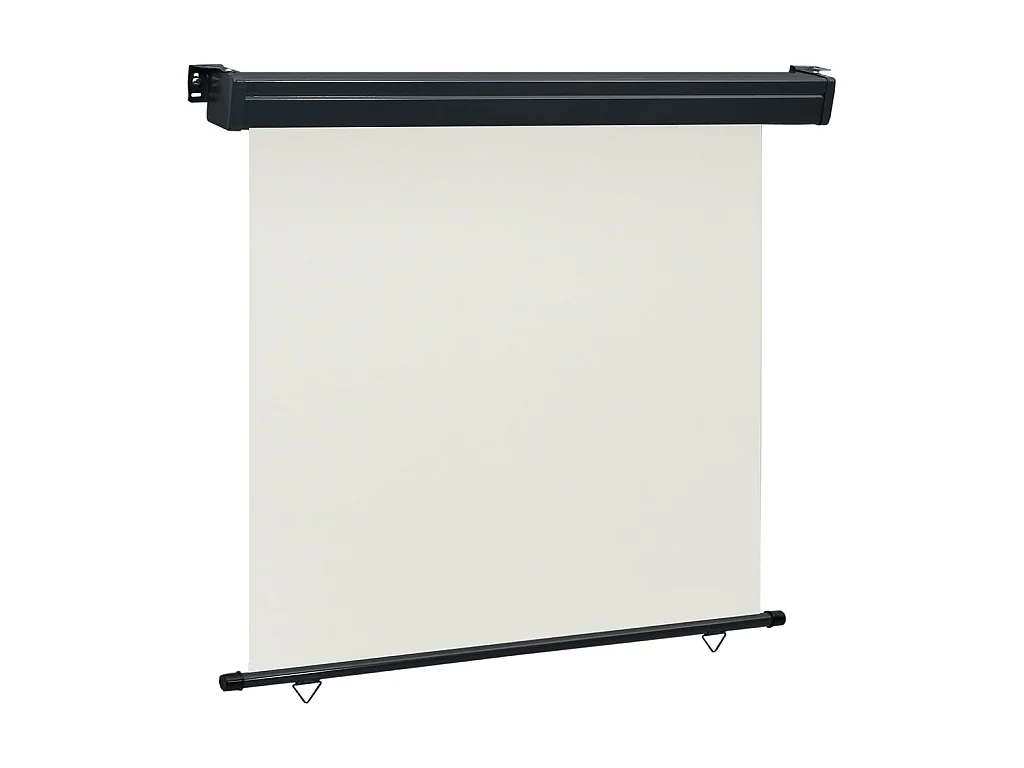 Auvent latéral de balcon 160x250 cm Crème WVGQ7543