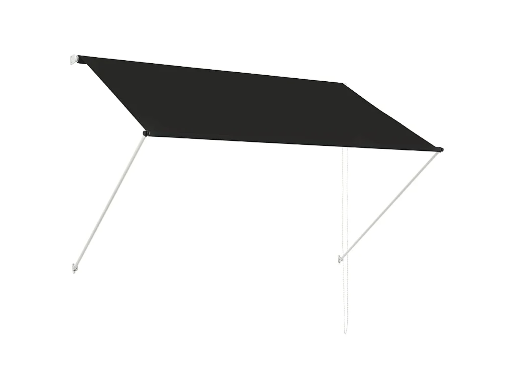 Auvent rétractable 200x150 cm Anthracite WVGQ8038