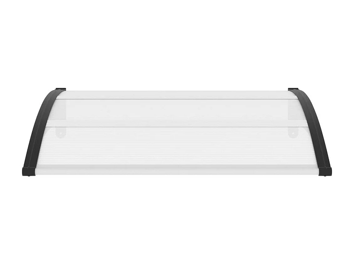 Auvent de porte 120 x 100 cm PC WVGQ7138