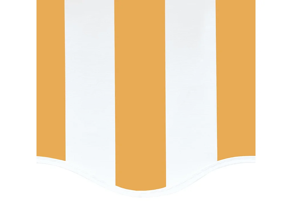 Vervangingsdoek voor luifel 6x3,5 m geel en wit NL623761