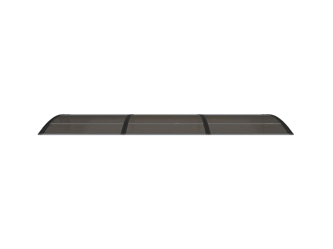 Auvent de porte Noir 300x100 cm Polycarbonate WVGQ7437