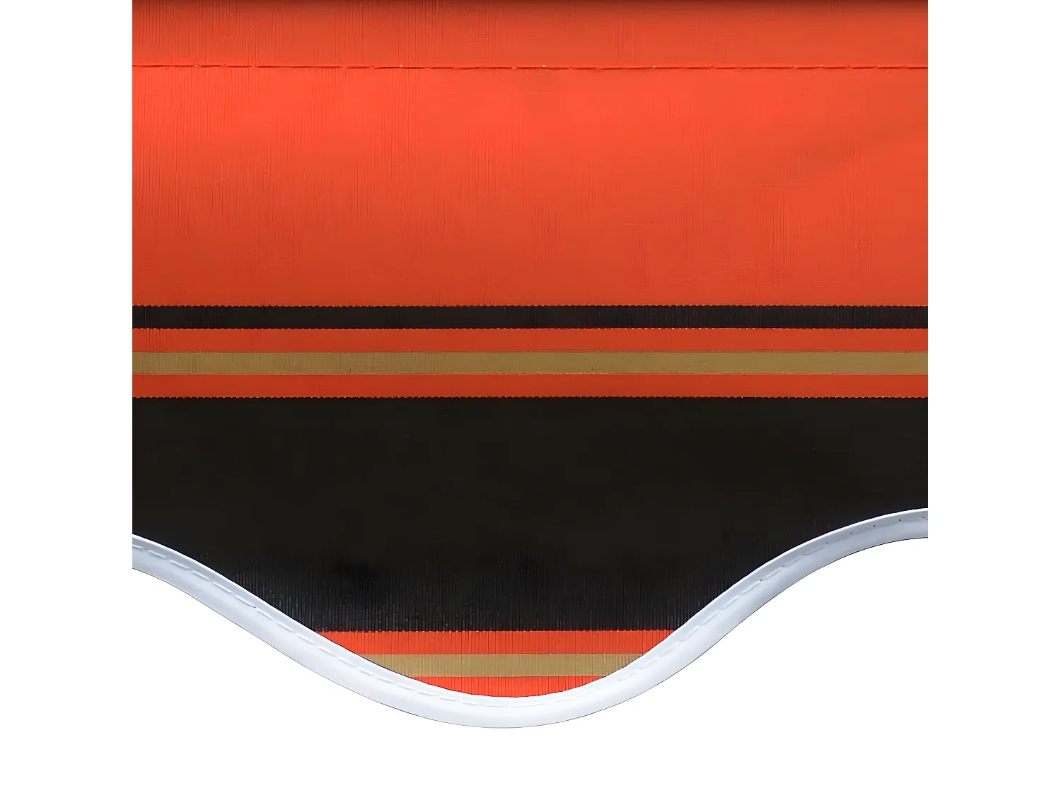 Toldo de lona naranja y marrón 600x300 cm ES12339